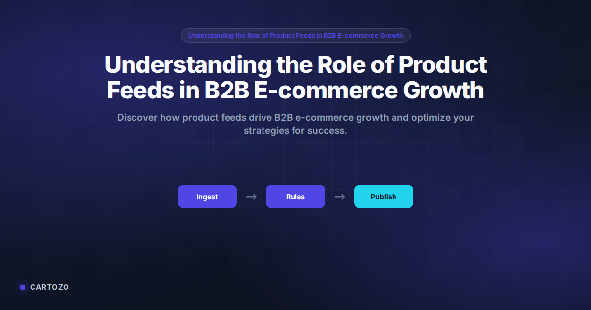 Understanding the Role of Product Feeds in B2B E-commerce Growth